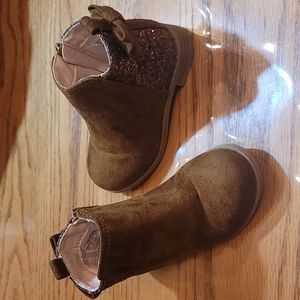 Toddler girl suede/sparkly piper boot